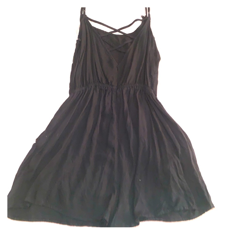 black romper size 8
